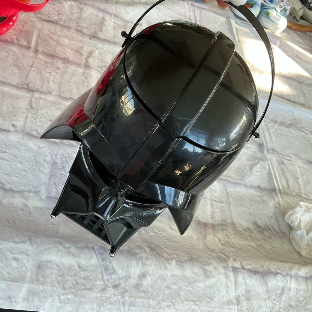 Black Darth Vader Helmet Candy Basket - Picture 2 of 10